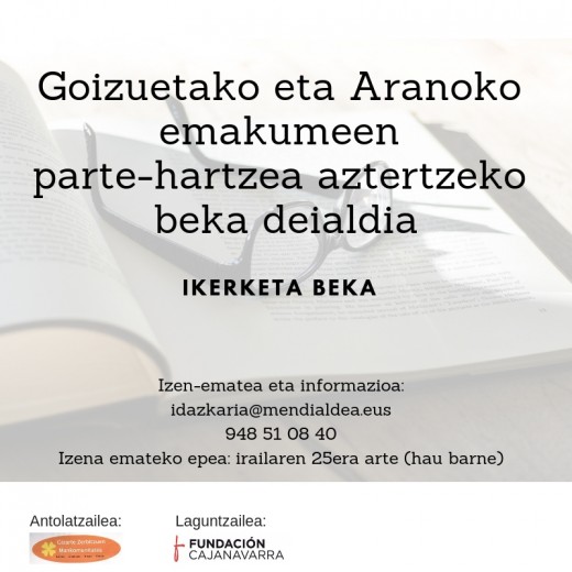 Goizuetako eta Aranoko emakumeen parte- hartzea aztertzeko beka deialdia.jpg